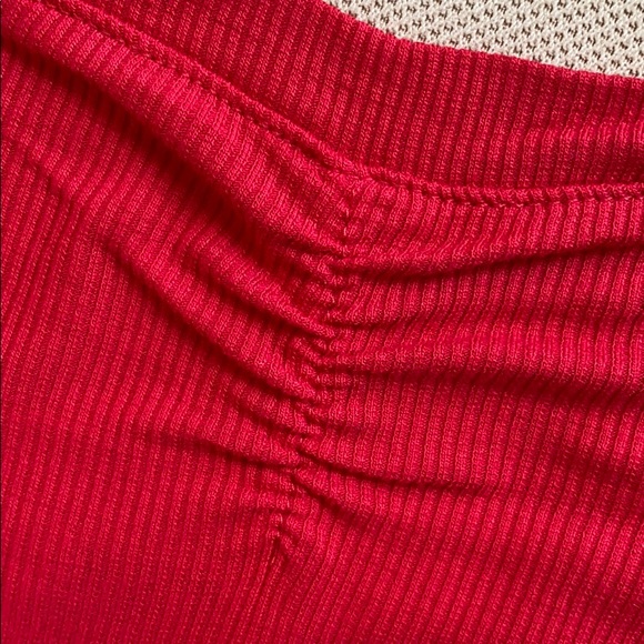 Project Social T Red Ribbed Cami Tank Top - Picture 4 of 6